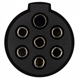 Spiral cable for trailer, 7 pin plug, type n 4, 5 m