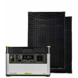 Mobile silent odorless solar generator 126ah 4x4