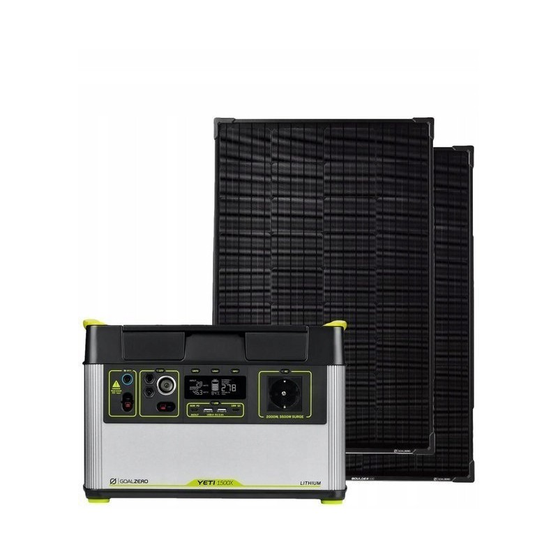 Mobile silent odorless solar generator 126ah 4x4