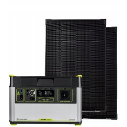 Mobile silent odorless solar generator 126ah 4x4