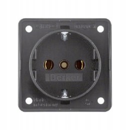 Berker 230v anthracite socket for a camper
