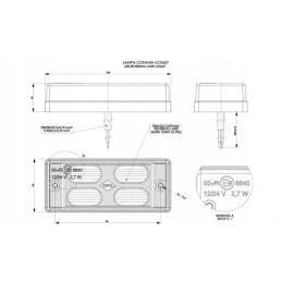LED reversing lamp 12v 24v quality