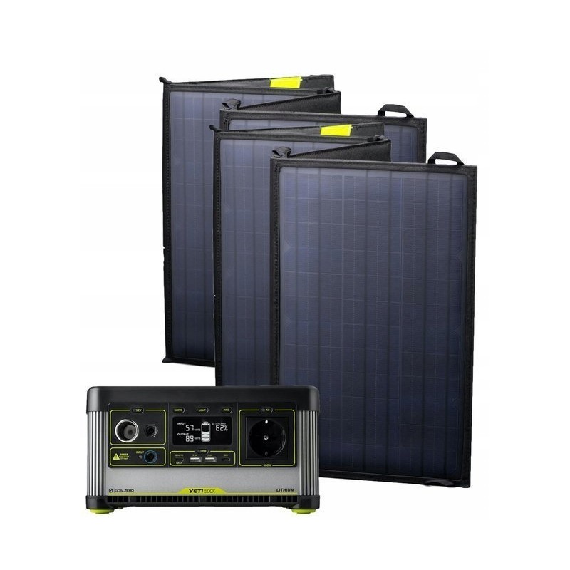 Generator generator 42ah with solar 100w camper 230v