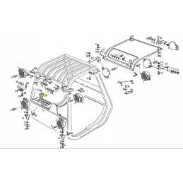 Linde work light switch 0009732615