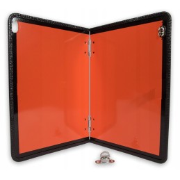 The foldable ad board is solid, strong and durable