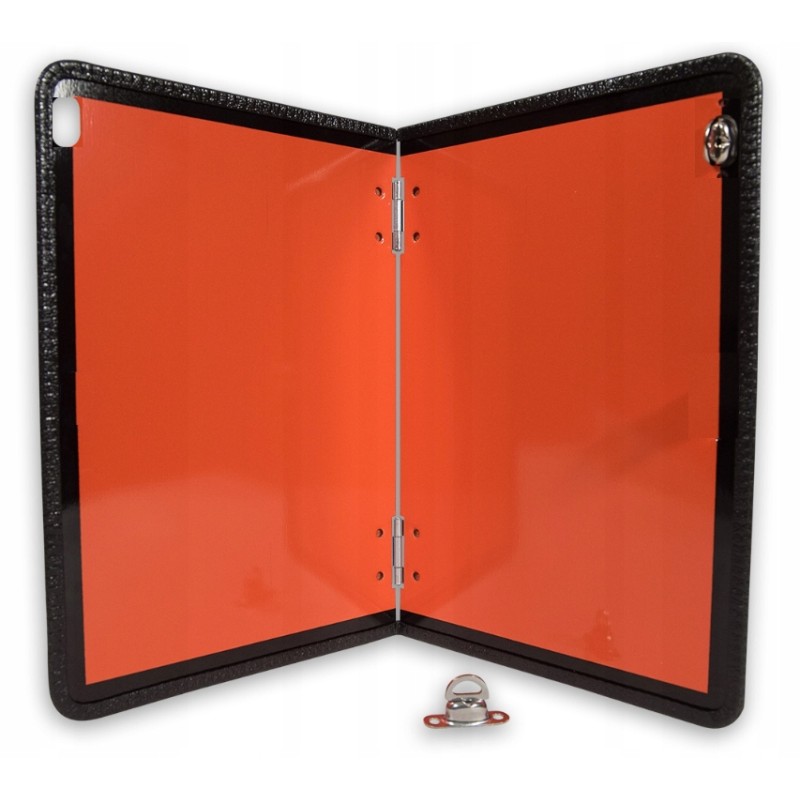 The foldable ad board is solid, strong and durable