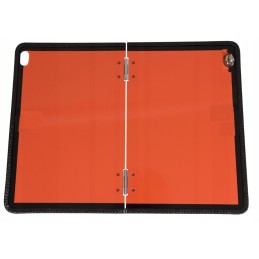 The foldable ad board is solid, strong and durable