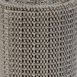 Anti-slip mat 366 x 30 5 cm gray lilies