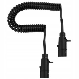 Spiral cable for trailer 7 pin type n 24v 4 5m