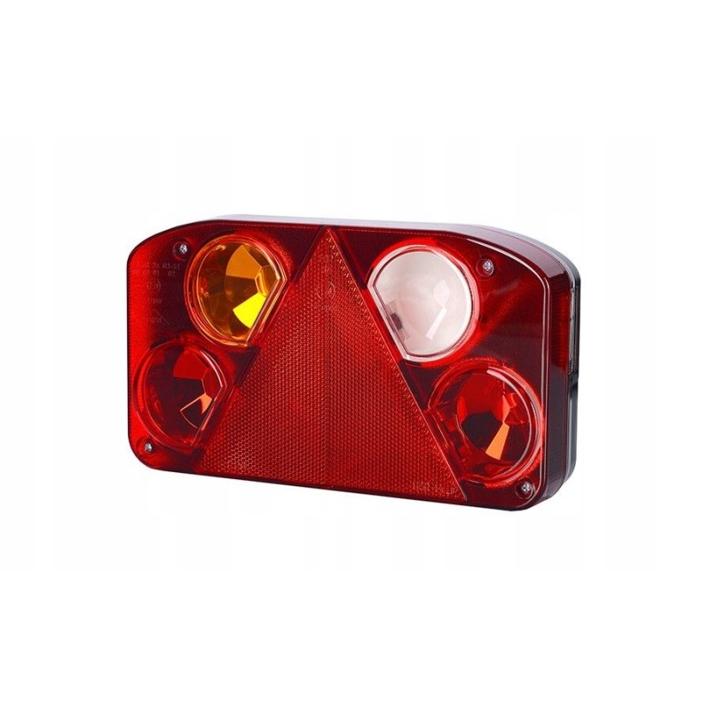 Trailer lamp, combined trailer lamp, left