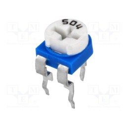 10 pcs x SR PASSIVES - RKT6V-500K - Potentiometer: mounting, single turn,horizontal, 500kΩ, 100mW