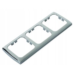 Presto chrome electrical socket frame
