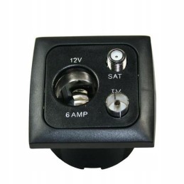 12v Ant TV satellite socket, frame for camper trailer