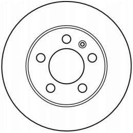 Rear brake disc