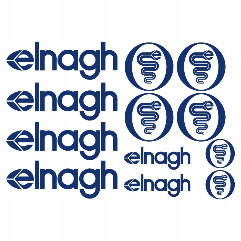 Elnagh camping sticker set
