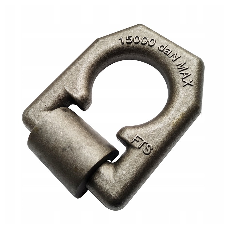 Load securing holder 15,000 kg, raw steel