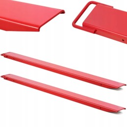 Extensions for the truck's crane forks