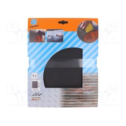 1 set x PG PROFESSIONAL - 355.76 - Cleaning cloth: sandpaper, 230x280mm, 6pcs.