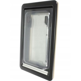 Hinged window with double blind Seitz S4 300 x 500