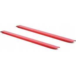 Extensions for forklift crane forks open 125 x 60 mm length 2438
