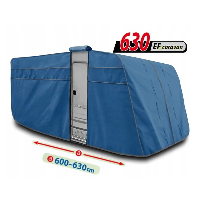 Tarpaulin cover for perfect garage 630ef caravan caravan