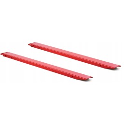 Extensions for forklift crane forks, open, 125 x 60 mm, length 2085