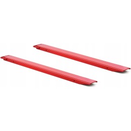 Extensions for forklift crane forks open 125 x 60 mm length 1830