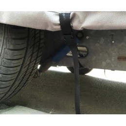 Perfect garage tarpaulin cover for caravan 425 450