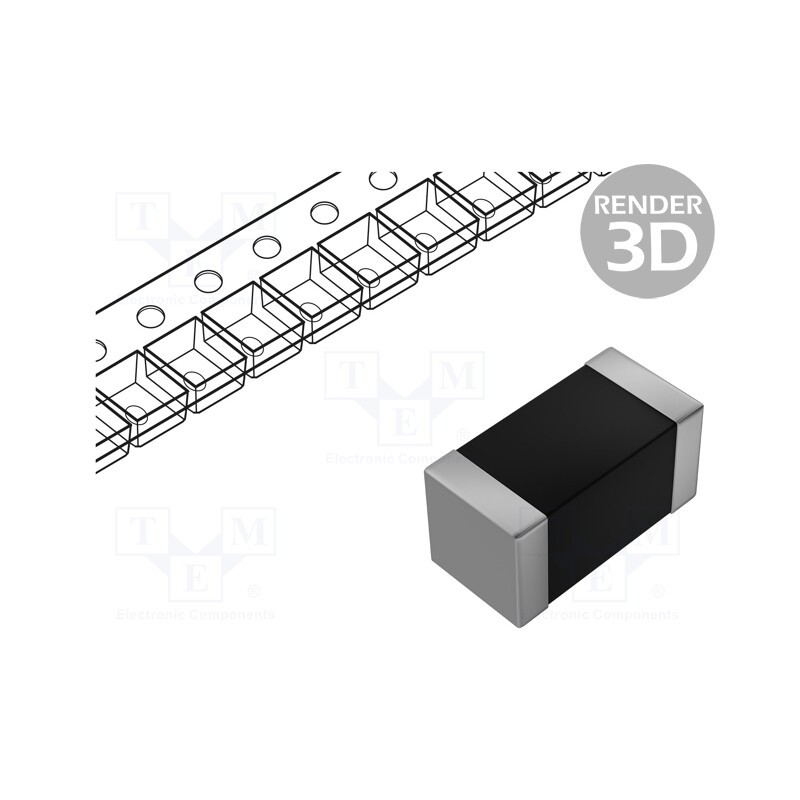10 pcs x LITTELFUSE - V5.5MLA1206NH - Varistor: metal-oxide, SMD, 1206, 4VAC, 5.5VDC, 0.4J, 150A, 3500pF