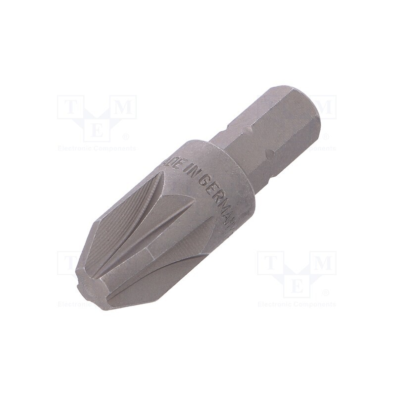 1 pcs x WIHA - 20542 -AS - Screwdriver bit, Pozidriv®, PZ4, Overall len: 32mm, 1pcs, STANDARD