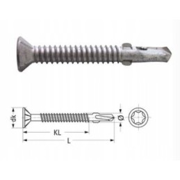 Floor screw for Berner trailers 25 pcs