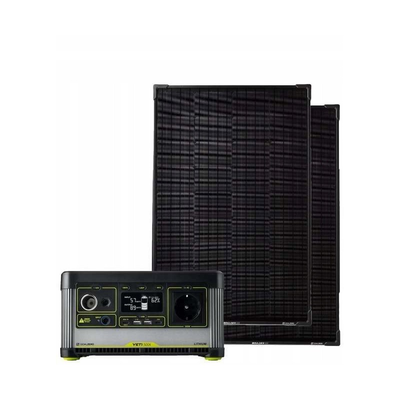 Mobile silent odorless solar generator 42ah 4x4