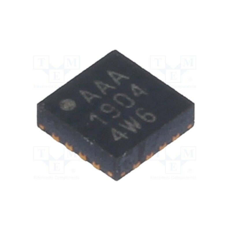 1 pcs x MICROCHIP TECHNOLOGY - MCP47CMB02-E/MG - IC: D/A converter, 8bit, 3.4Msps, Ch: 2, 1.8÷5.5V, QFN16, -40÷125°C