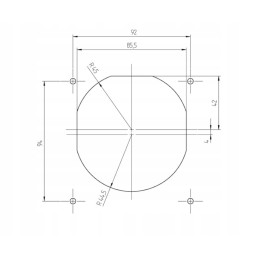 230v CEE socket, magnetic fawo, white connection