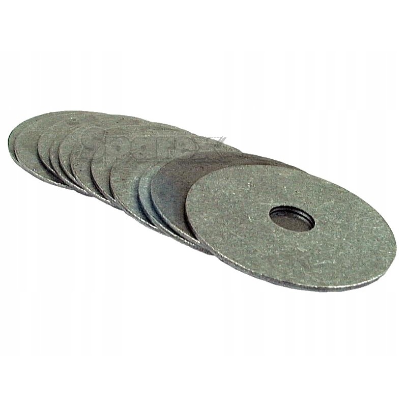 Wide washers, inner diameter 7mm, outer diameter 33mm