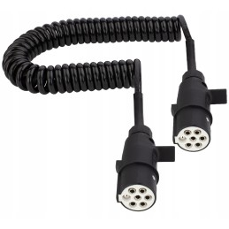 Spiral cable for trailer 7 pin type S 24v 4m