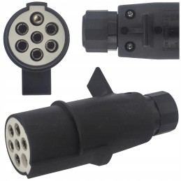 Spiral cable for trailer 7 pin type S 24v 4m