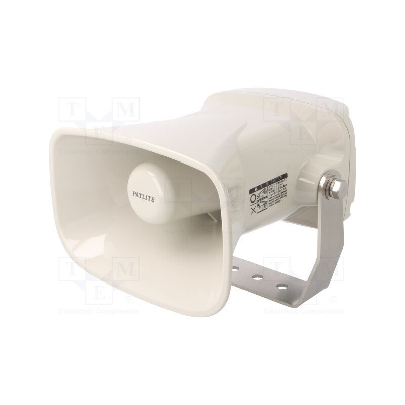 1 pcs x PATLITE - EHV-M1TG - Signaller: voice, 10.8÷35VDC, 105÷110dB, EHV, IP65