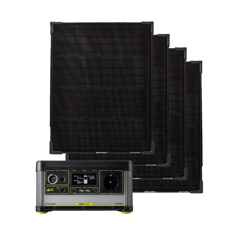 Quiet and odorless solar generator 42 08ah camper