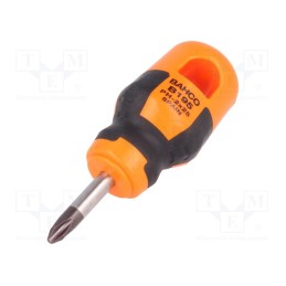 1 pcs x BAHCO - B195.002.025 - Screwdriver, Phillips, PH2, Blade length: 25mm, Overall len: 85mm