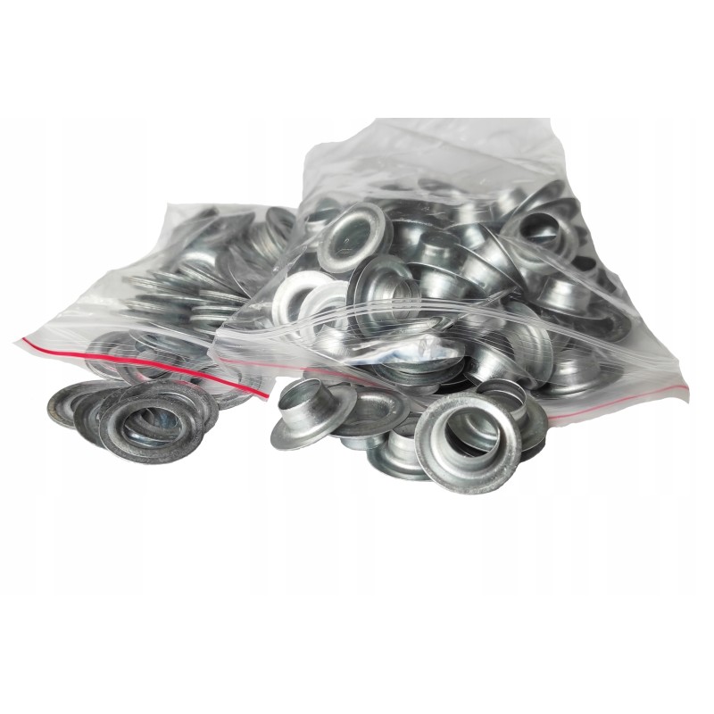 Eyelets for banner tarpaulins 16 mm, galvanized, 100 pcs