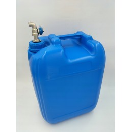 Water tank, 20 liters, tap in the cap