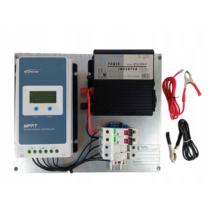 Complete PV installation for a camper and a summer house