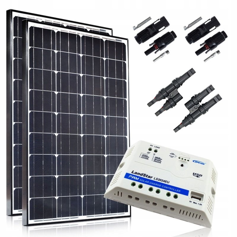 Solar kit solar pv 280w camper plot