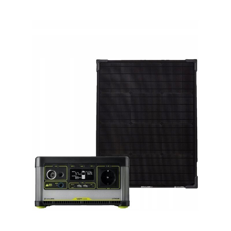 Generator generator 42ah with solar 50w camper 230v