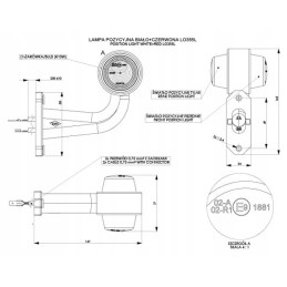 Marker bulb lamp lo 355 l left