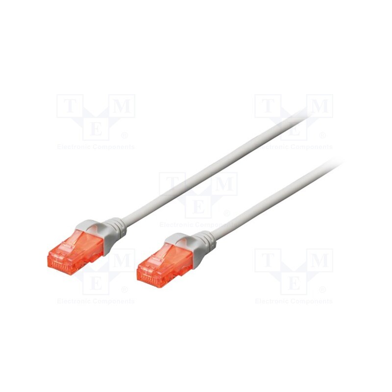1 pcs x DIGITUS - DK-1512-300 - Patch cord, U/UTP, 5e, stranded, CCA, PVC, grey, 30m, 26AWG