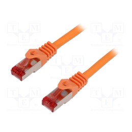 1 pcs x LOGILINK - CQ2048S - Patch cord, S/FTP, 6, stranded, Cu, LSZH, orange, 1.5m, 27AWG