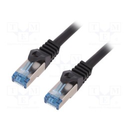 1 pcs x LOGILINK - CQ3043S - Patch cord, S/FTP, 6a, stranded, Cu, LSZH, black, 1.5m, 27AWG