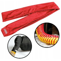 Cover for spiral cables for truck semi-trailer, cover 220cm, red